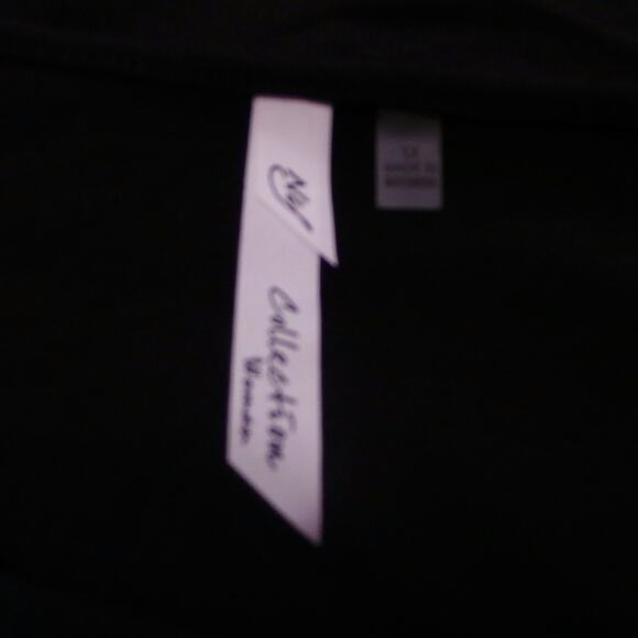 NY Collection Pleated Top 1X Color Block Cap Sleeve Career Plus Tunic Blouse New - Picture 6 of 8